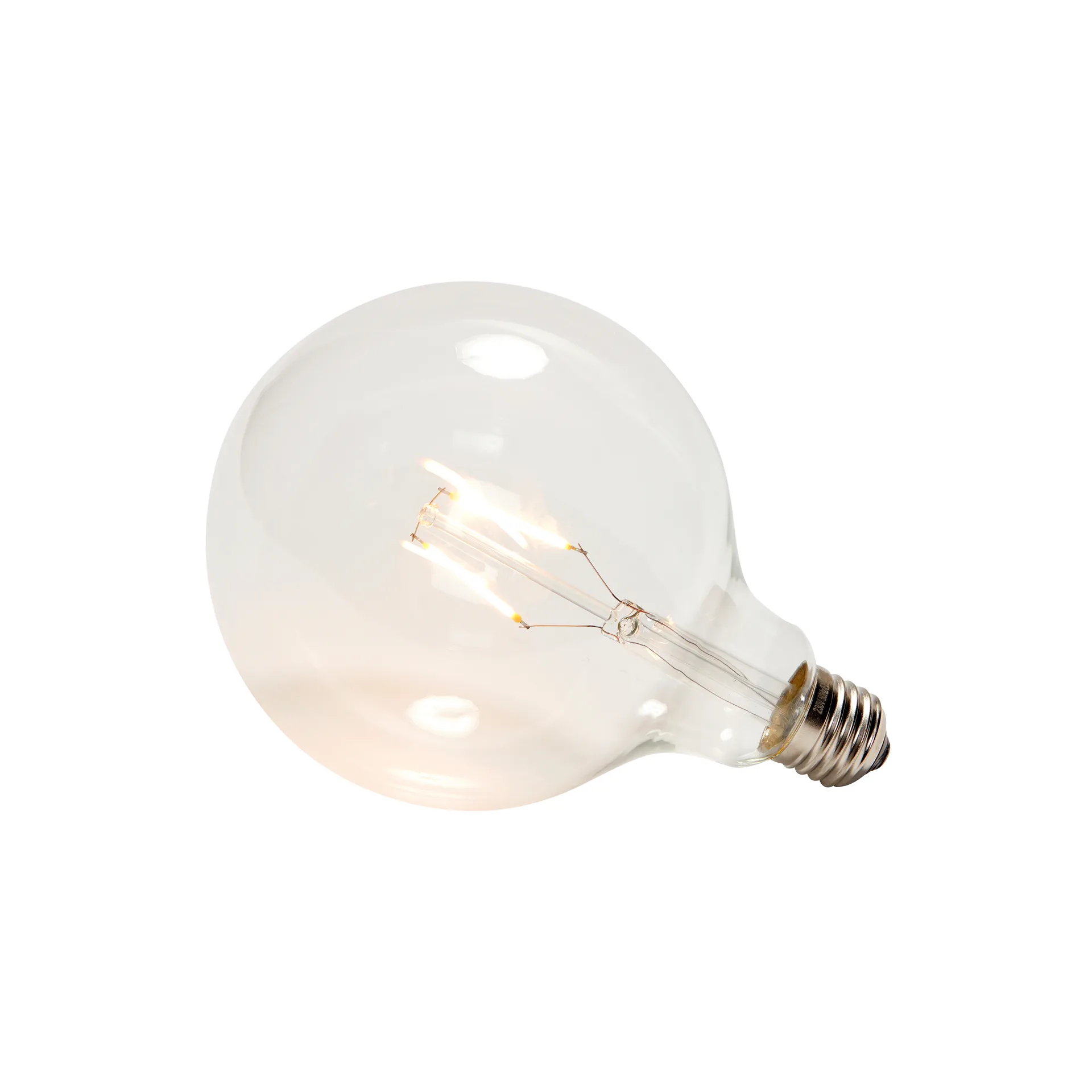 LED bulb E27 2W Ø13cm, Clear Hübsch Interior