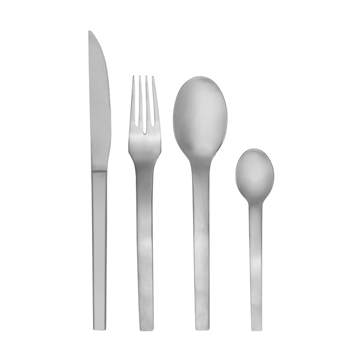 Mano cutlery set 16 pieces - Bristled - Hübsch