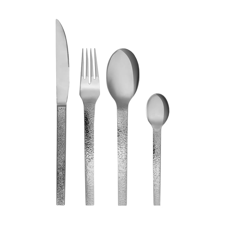 Mano cutlery set 16 pieces - Structured - Hübsch