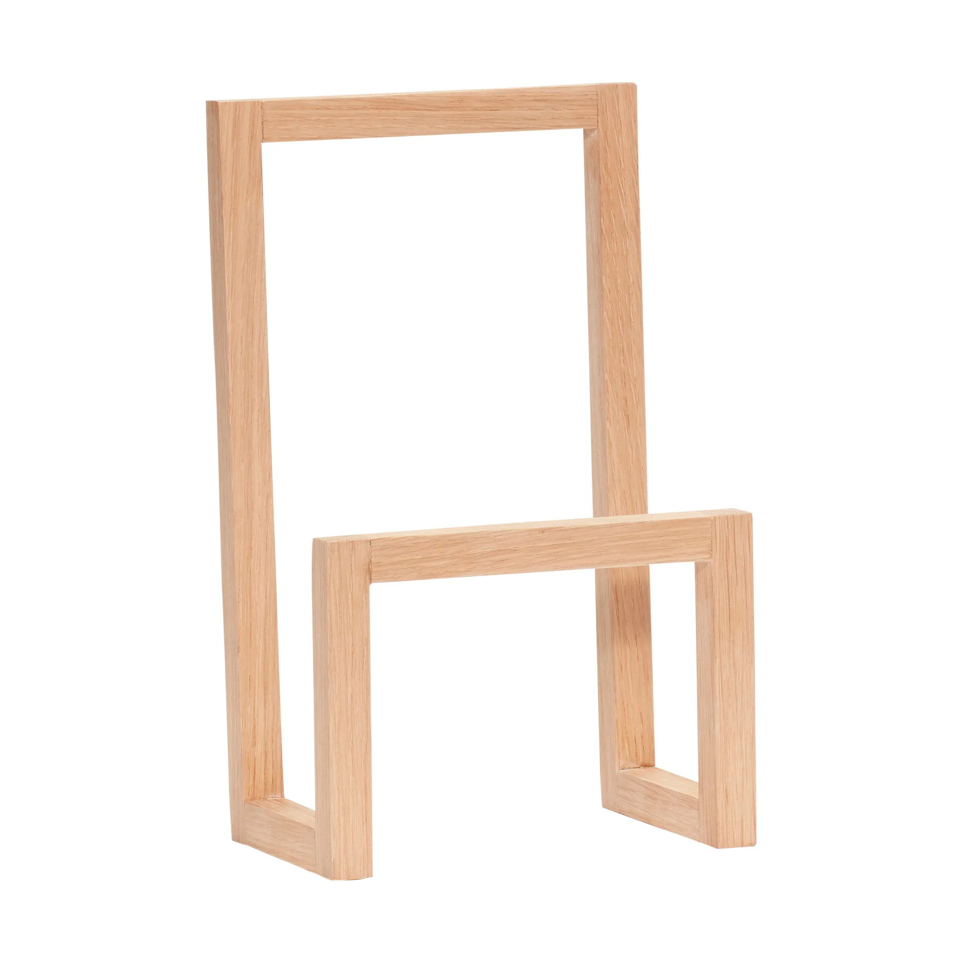 Market magazine holder, Oak Hübsch Interior