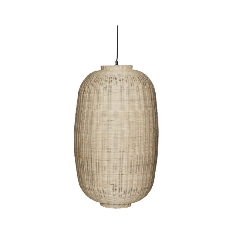 Hübsch Moon ceiling lamp Ø75 cm Nature-black