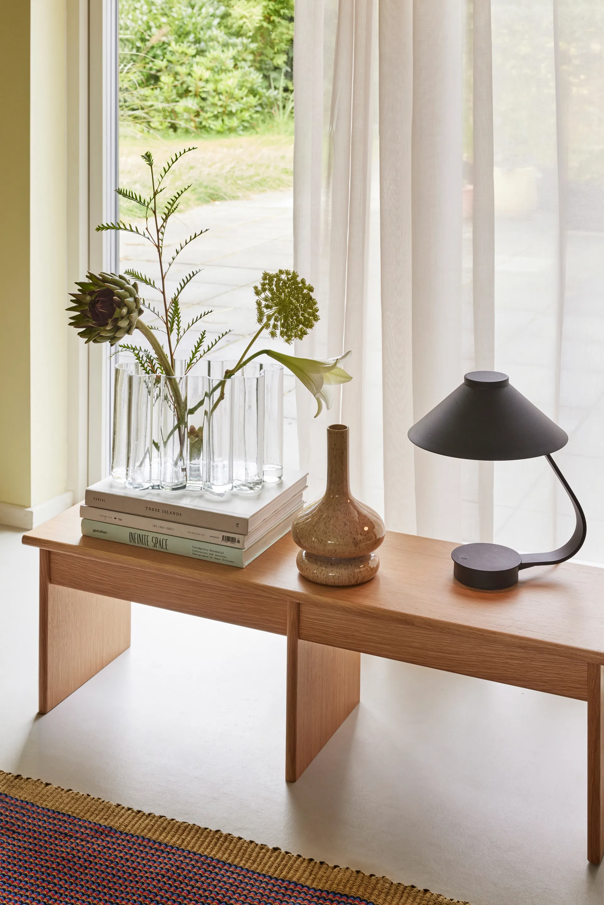 Muri table lamp, Black Hübsch Interior