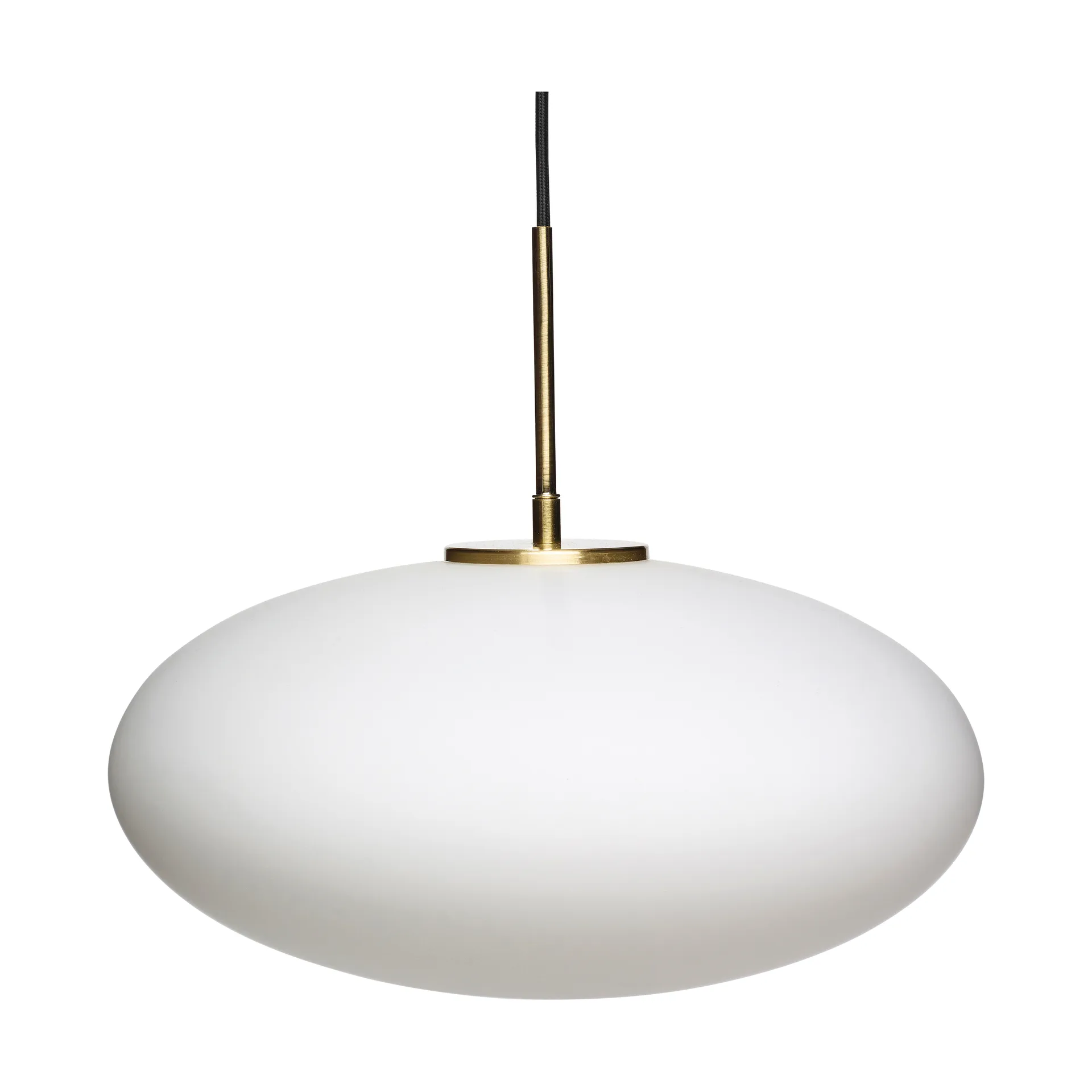 Muse Ellipse pendant, White Hübsch Interior