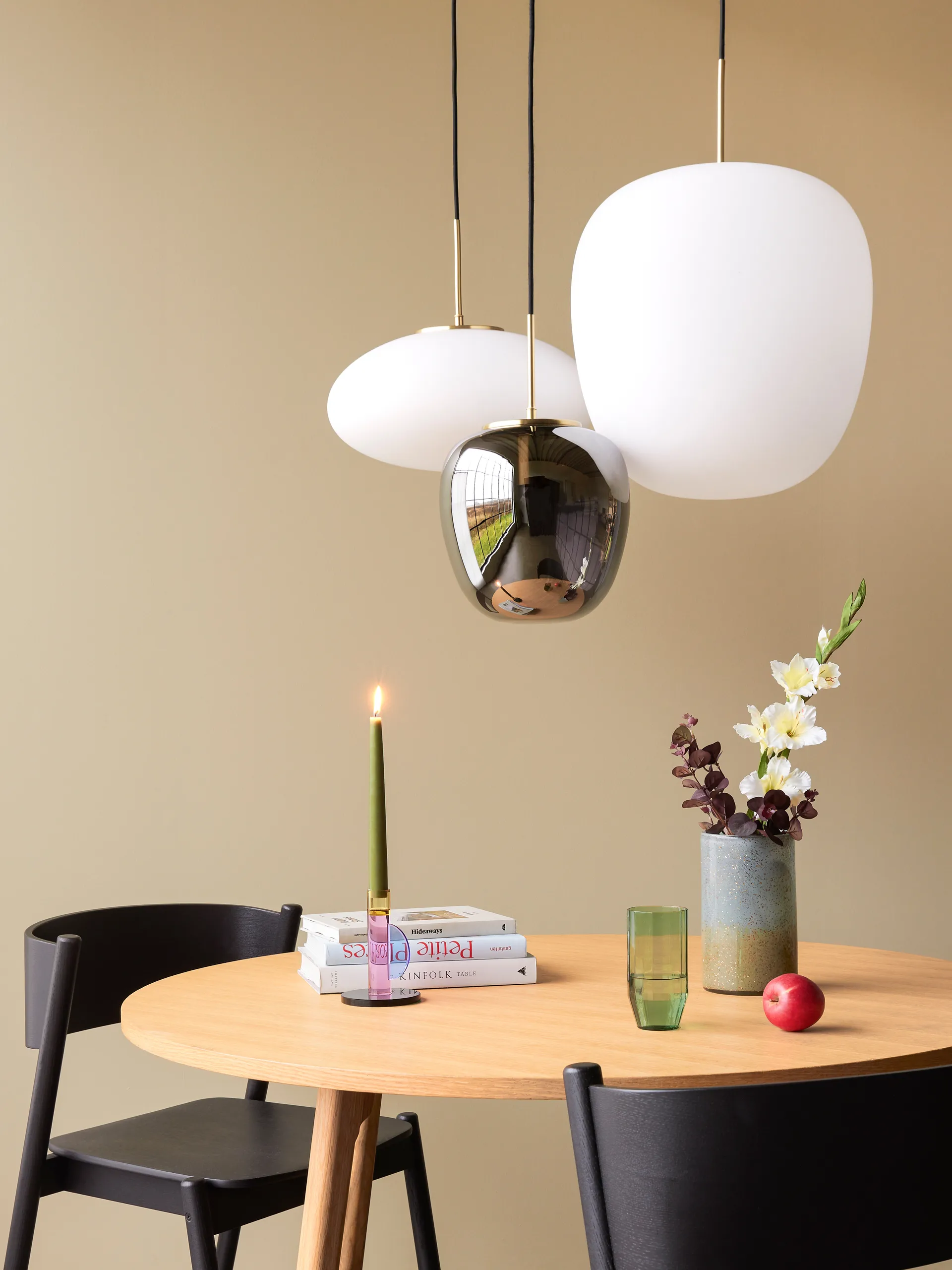 Muse pendant Ø40 cm, White Hübsch Interior