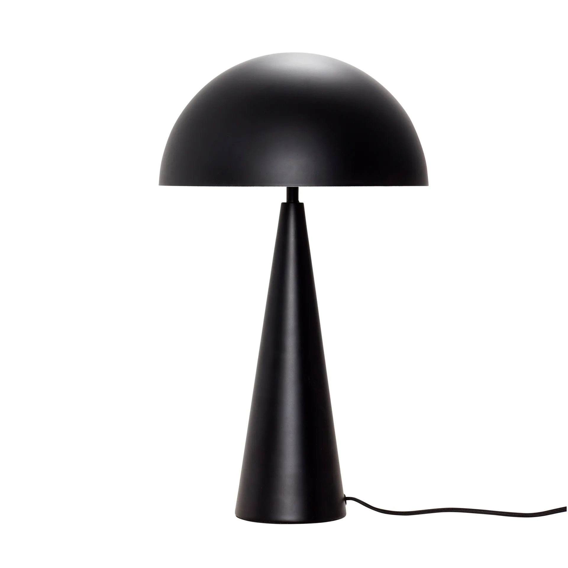 Mush table lamp, Black, tall 50 cm Hübsch Interior