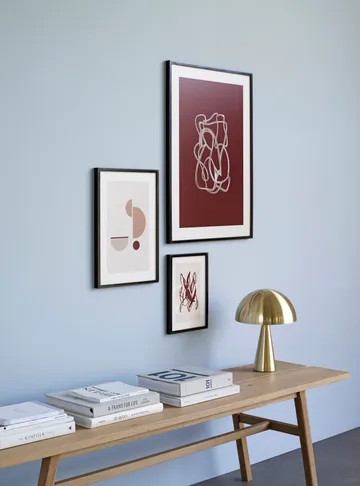 Mush table lamp - Brass, mini 34 cm - Hübsch
