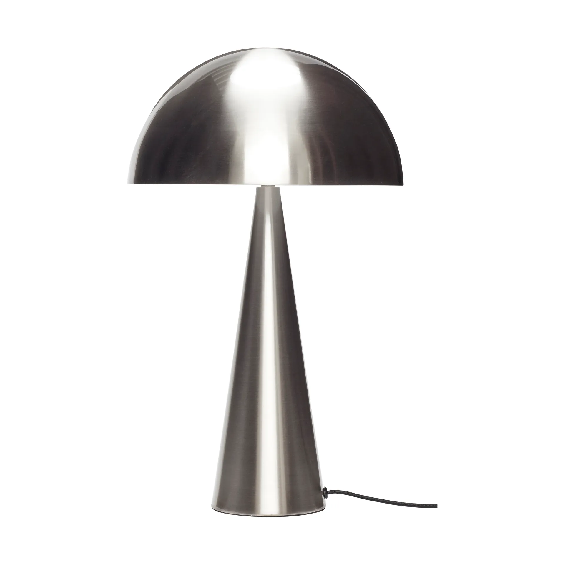 Mush table lamp, Nickel, tall 50 cm Hübsch Interior