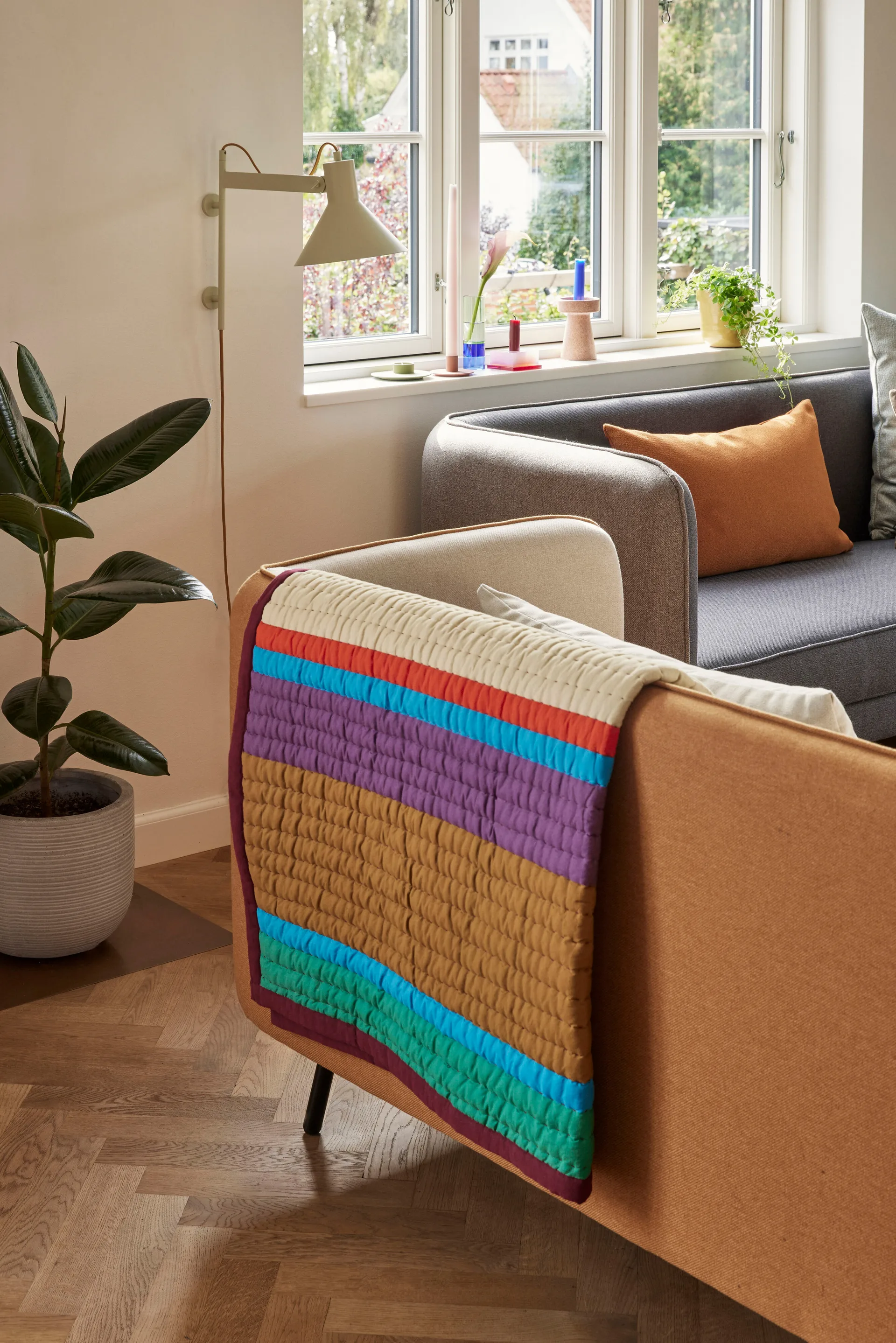Pavilion throw blanket, Multicolor, 140x200 cm Hübsch Interior