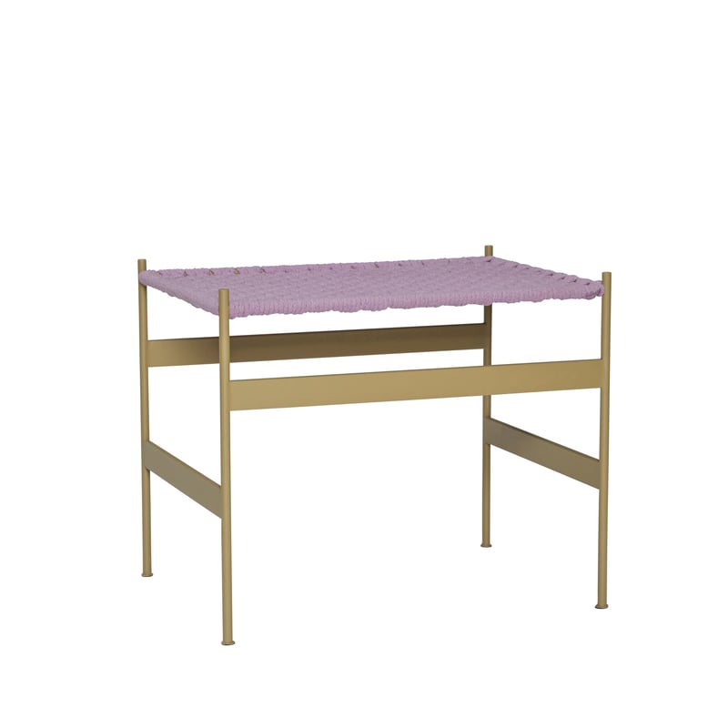 Hübsch Peri bench Purple 56x47 cm Purple