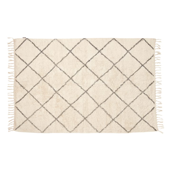 Rug 120x180 cm viscose beige - White-gray - Hübsch