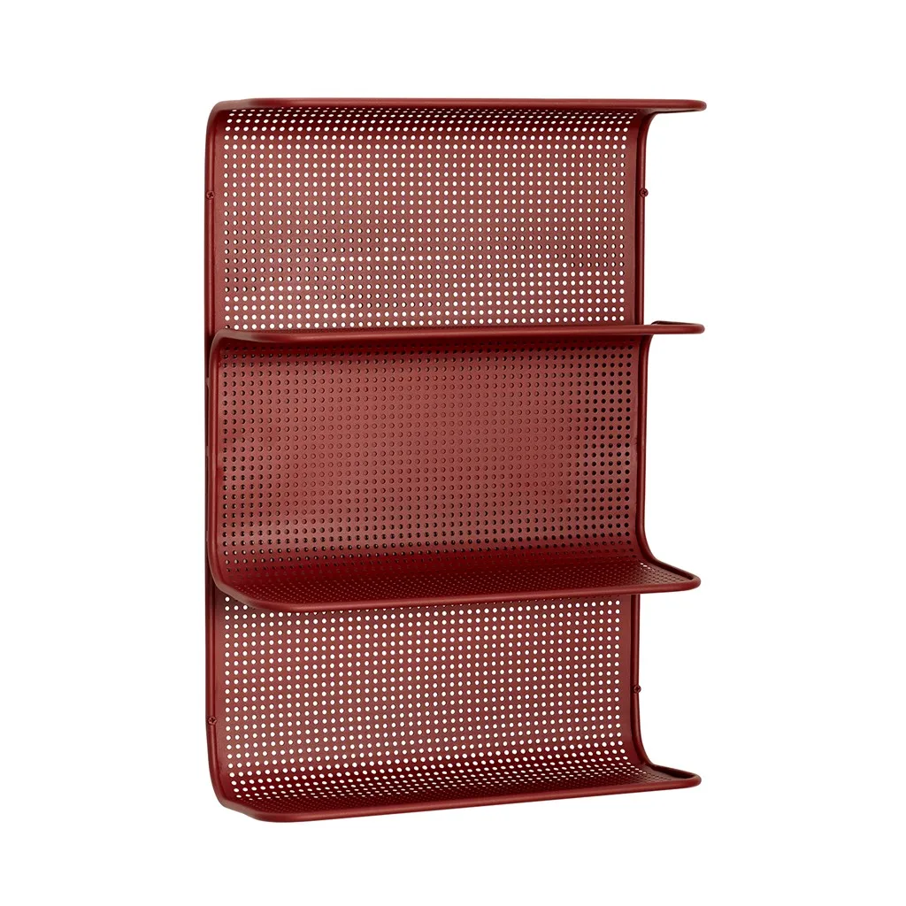Shelf 61x41 cm, Metal-red Hübsch