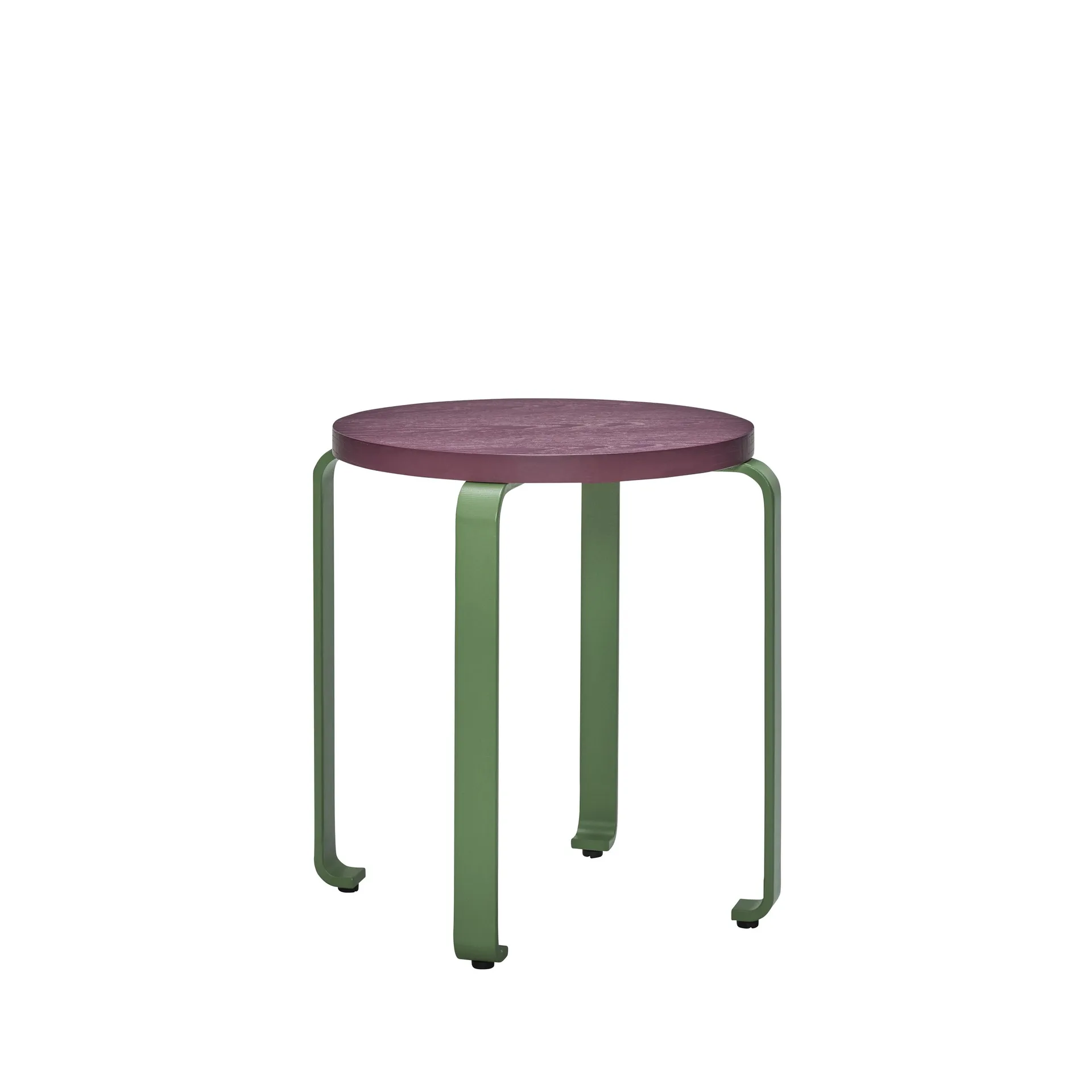 Smile stool, Burgundy-green Hübsch Interior