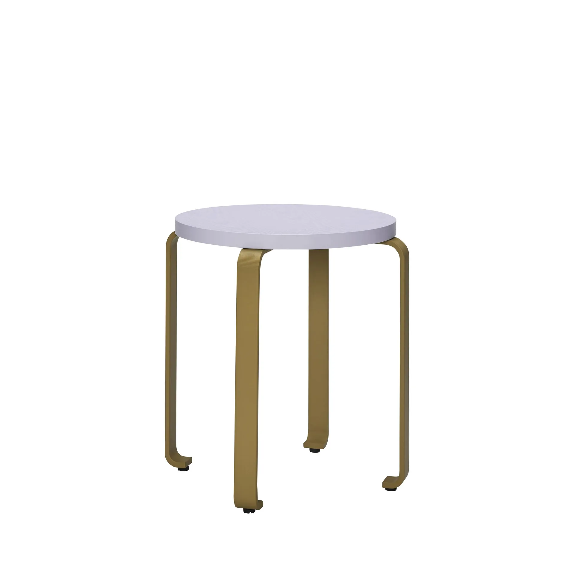 Smile stool, Light blue-khaki Hübsch Interior