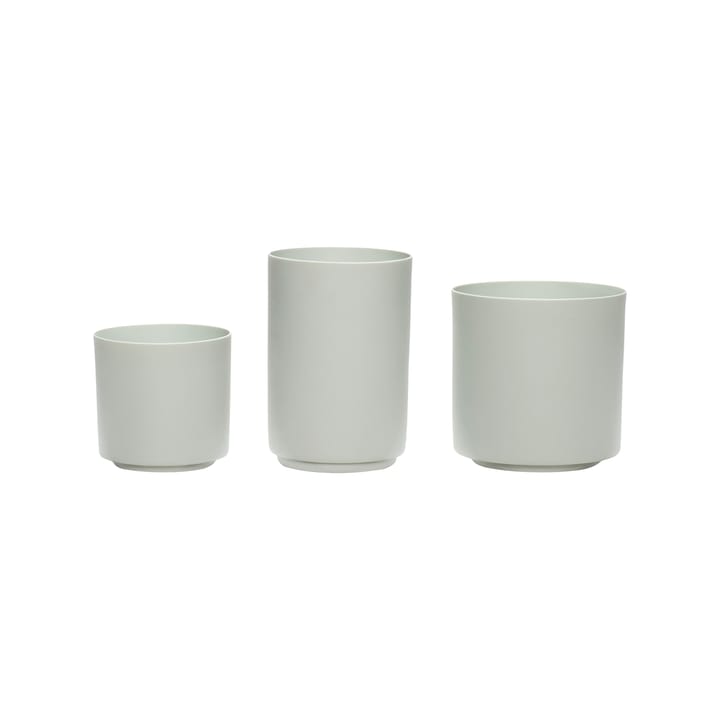 Tealight Holder 3-pack - Mint - Hübsch