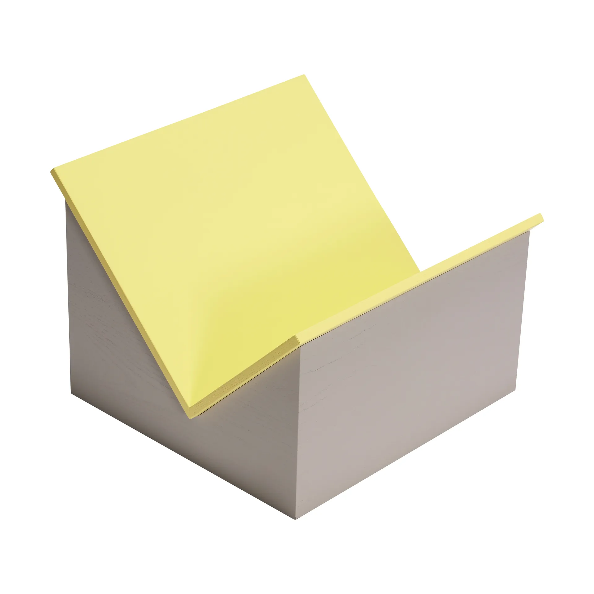 Tick magazine holder, Sand-yellow Hübsch Interior