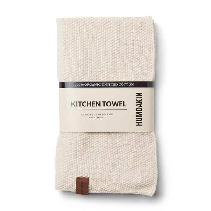 Humdakin Knitted kitchen towel 45x70 cm, Shell Humdakin