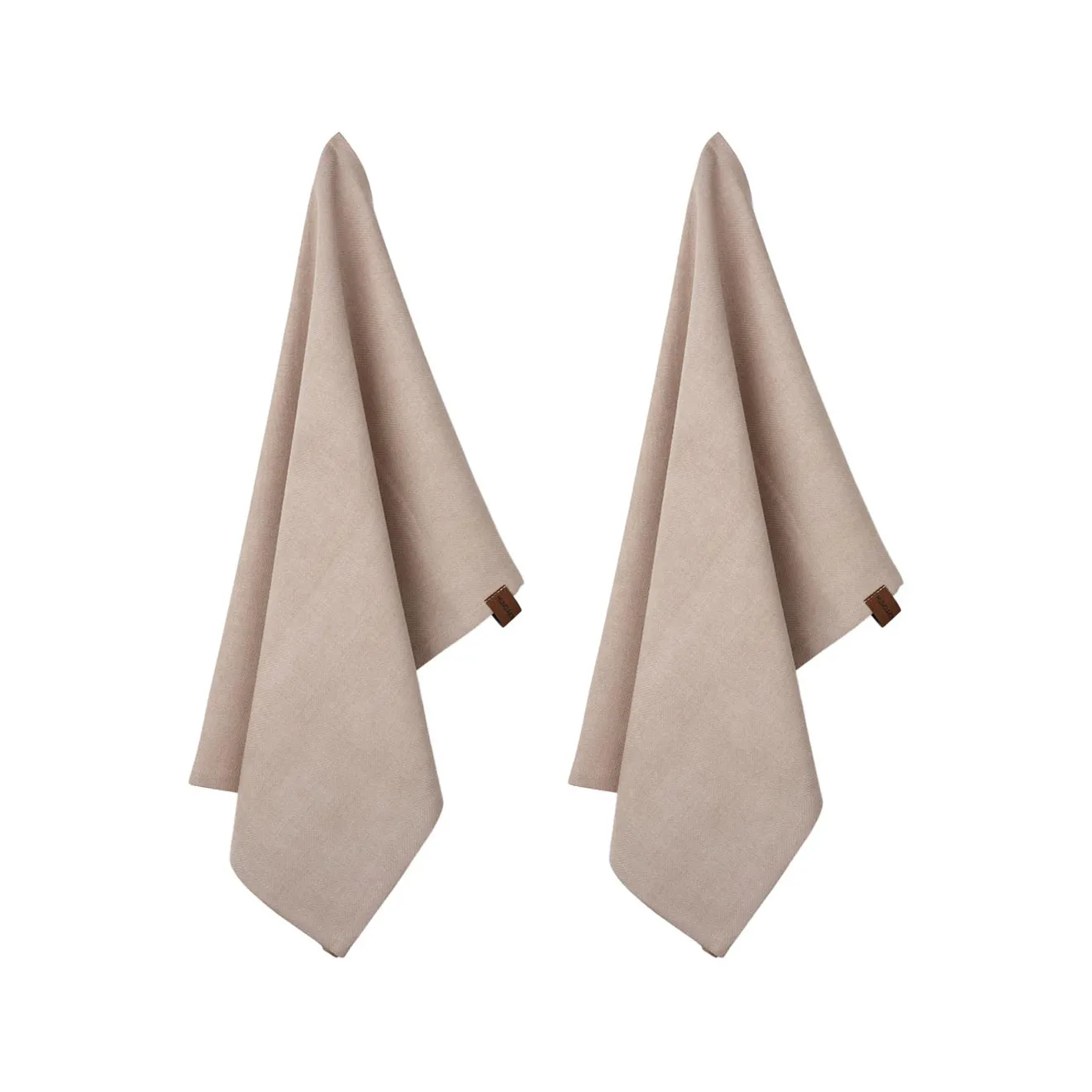 Humdakin Organic kitchen towel 45x70 cm 2-pack, Latte Humdakin