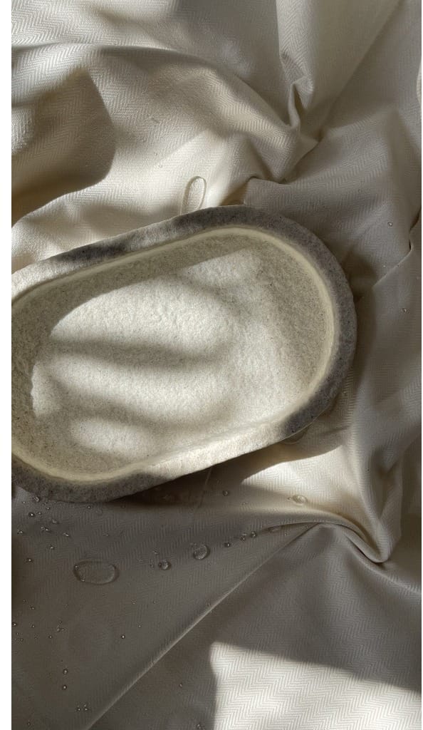 Humdakin Sandstone oval tray 15x25 cm, Natural Humdakin