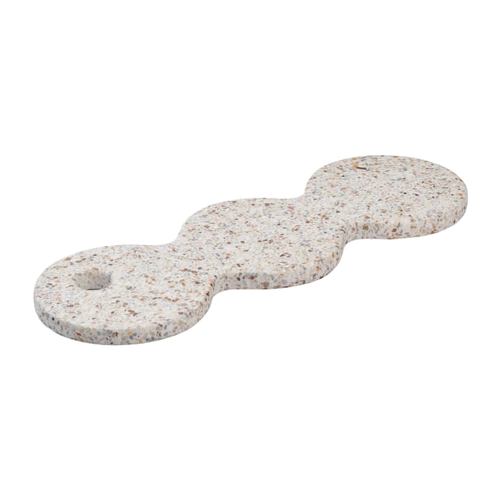 Humdakin Terrazzo tray 40 cm - Red/Beige - Humdakin