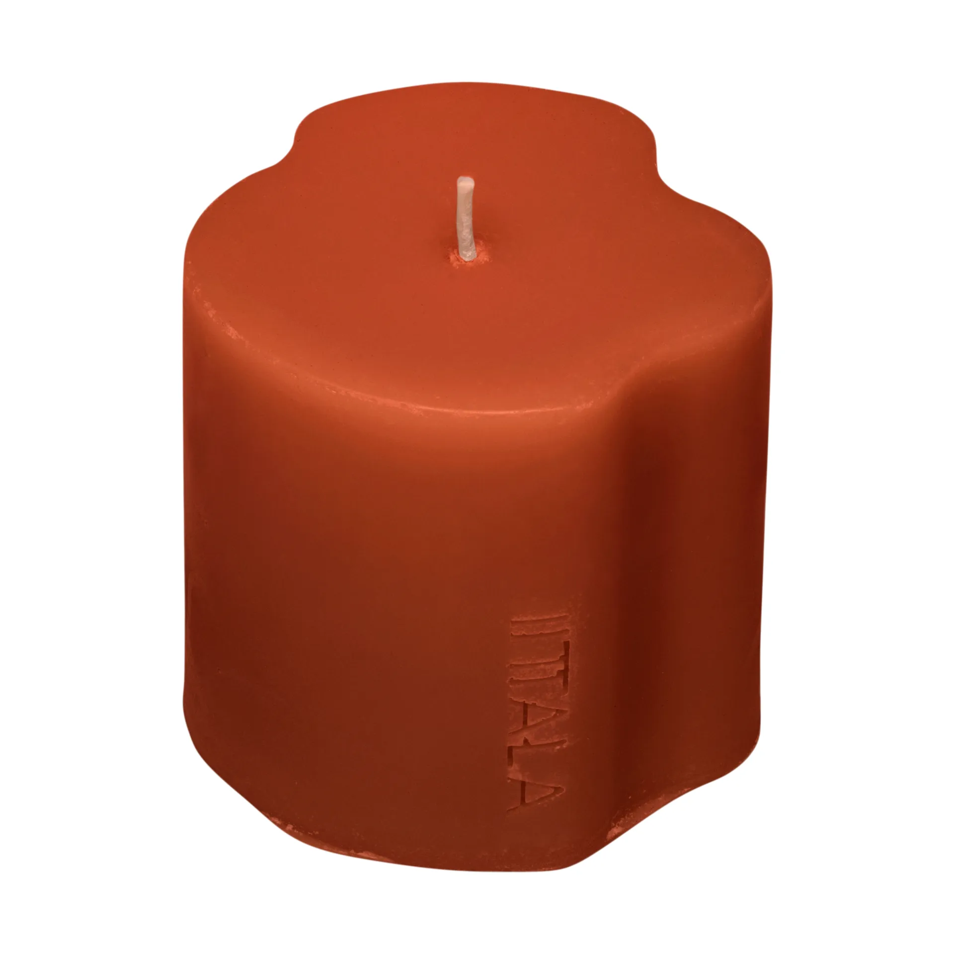 Aalto block candle, Fire, 8 cm Iittala