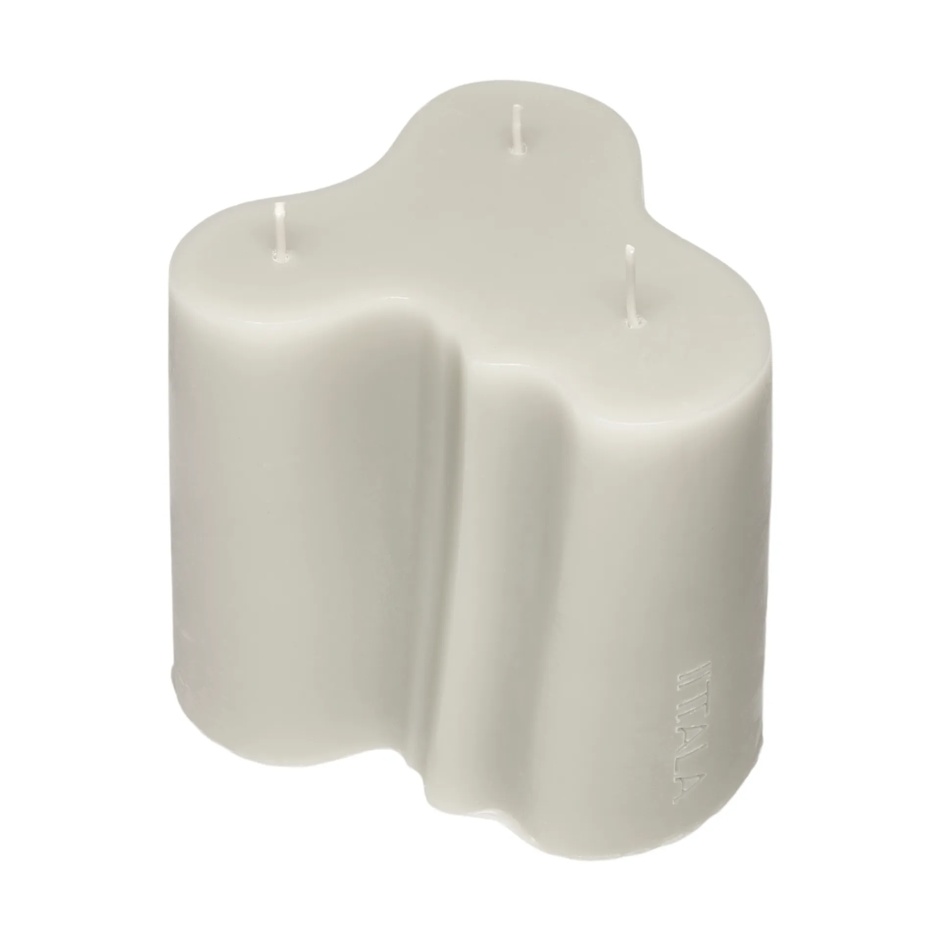 Aalto block candle, Sand, 11 cm Iittala