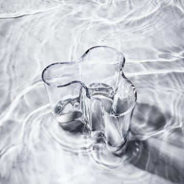 Aalto duo vase - clear - Iittala