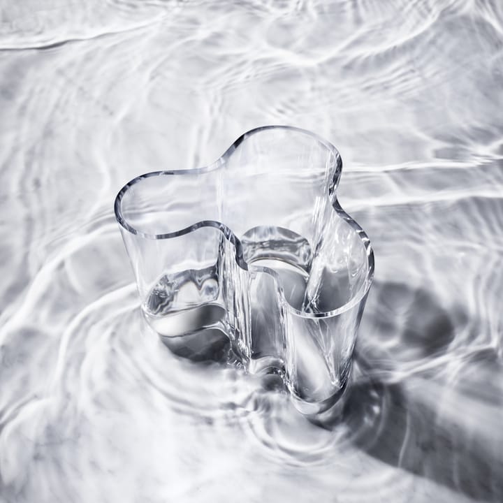 Aalto duo vase, clear Iittala