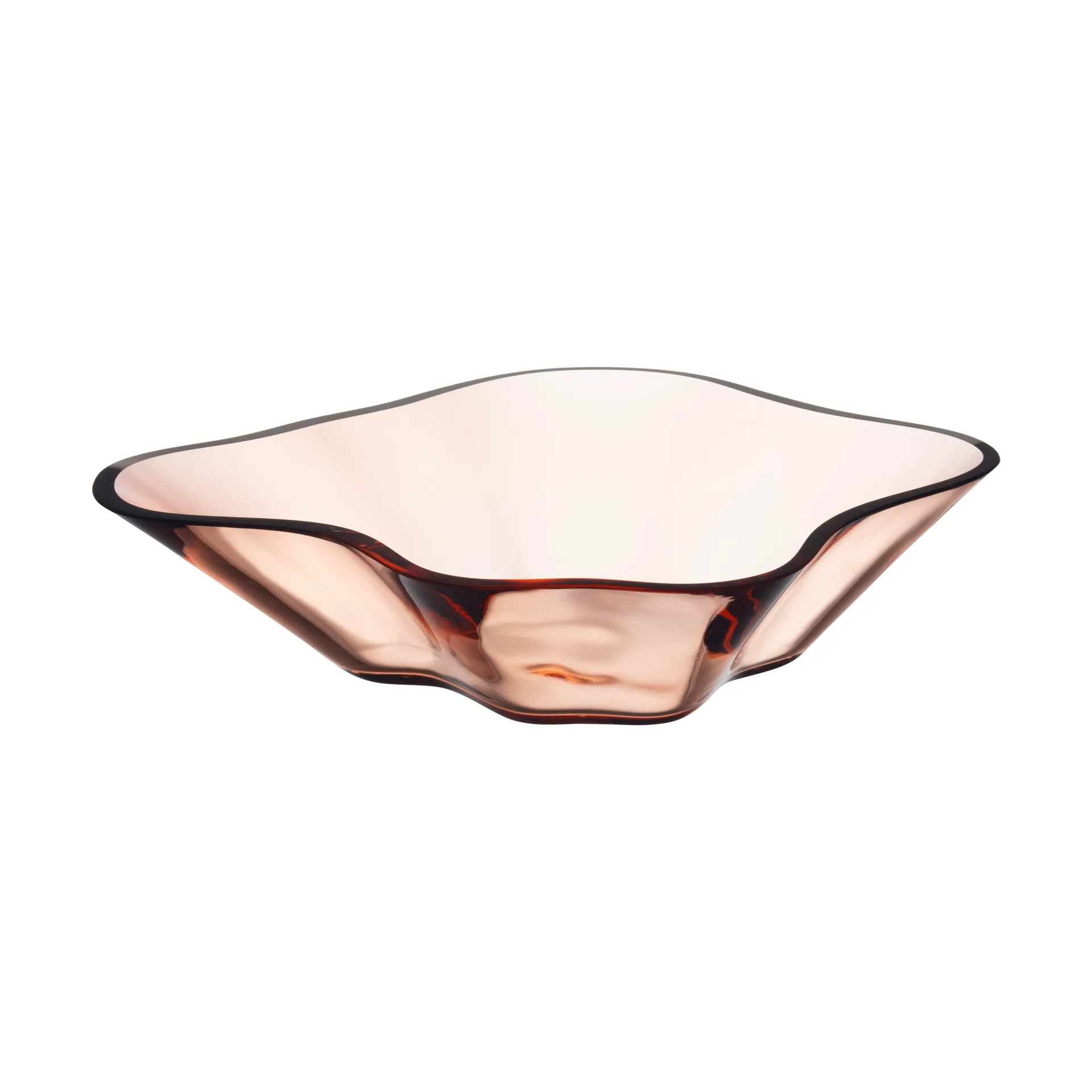 Aalto flower bowl 279x75 mm, Rio brown Iittala