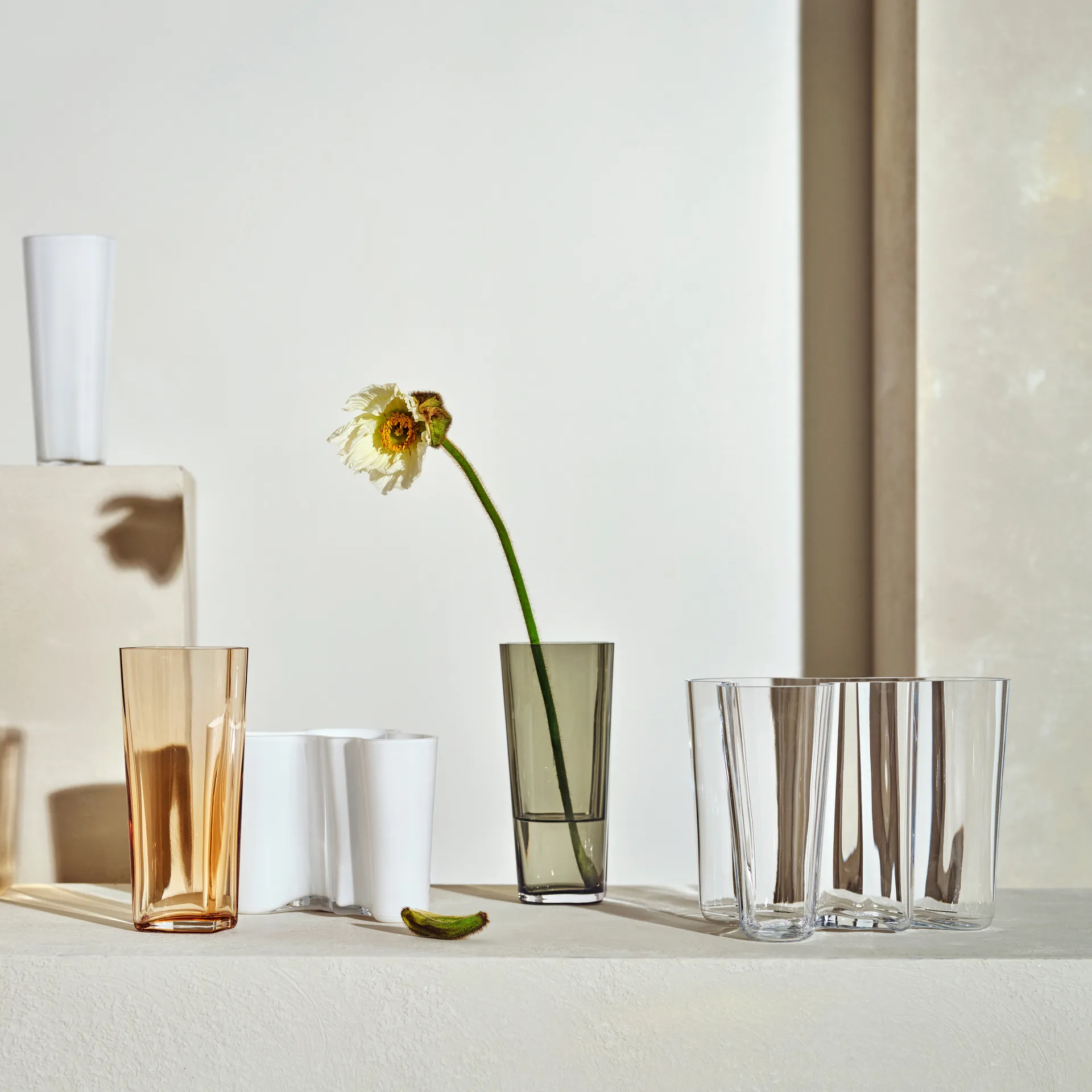 Aalto vase opal white, 120 mm Iittala