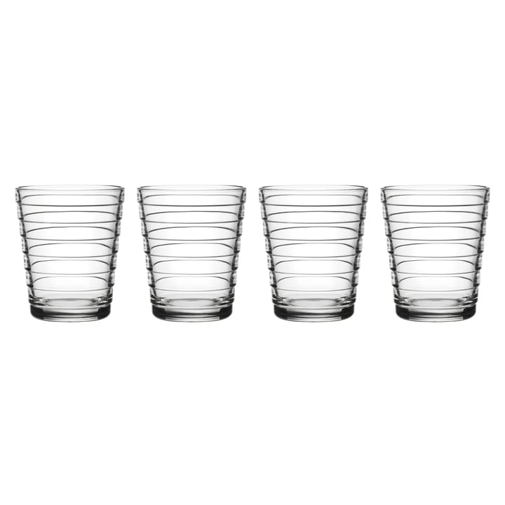 Aino Aalto water glass 4-pack 22 cl - clear - Iittala