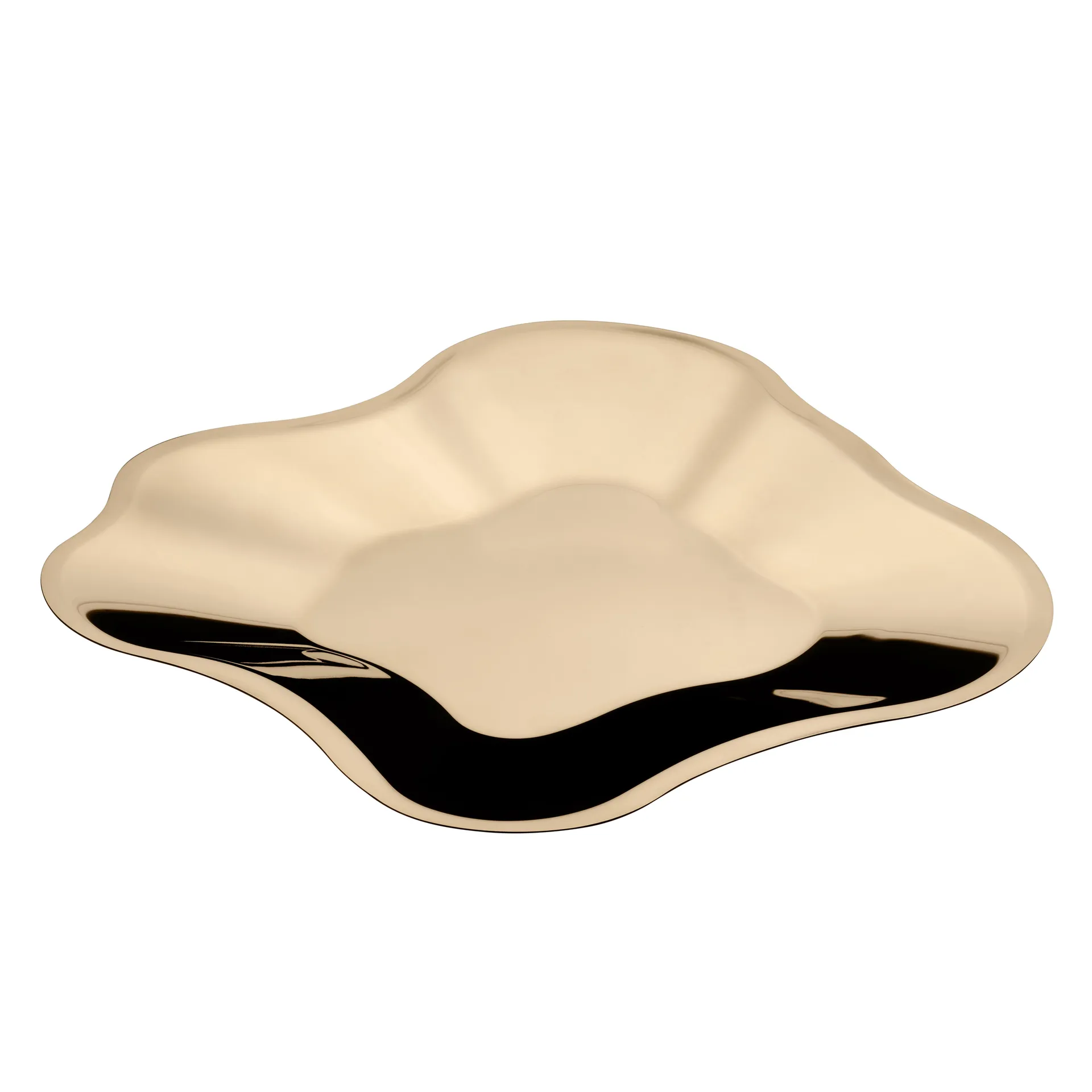 Alvar Aalto saucer rose gold, large 504 mm Iittala