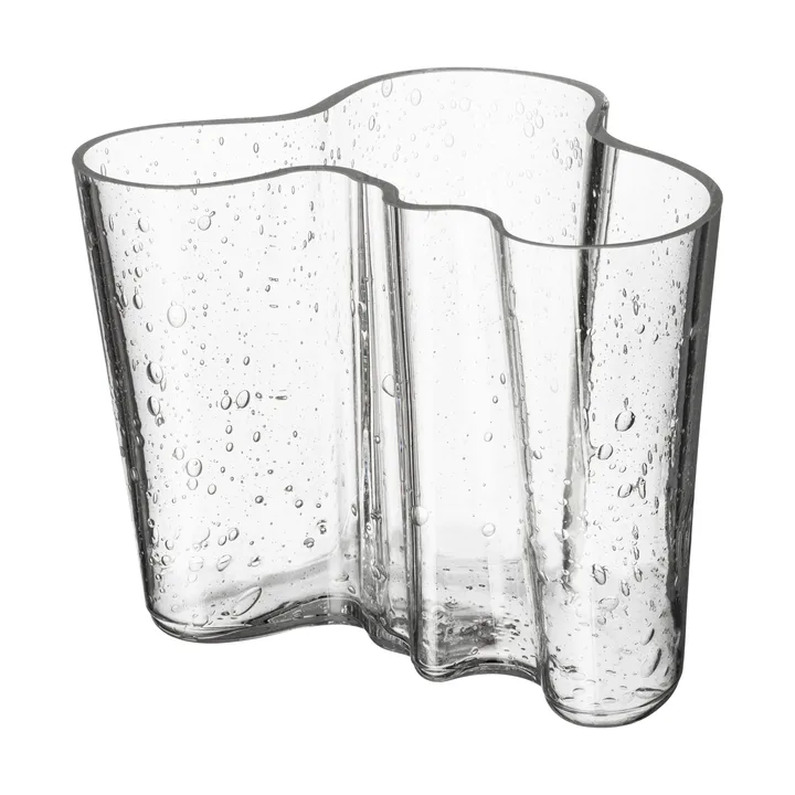 Alvar Aalto vase anniversary edition 120 mm - Bubble glass clear - Iittala