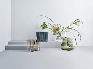 Alvar Aalto vase dark grey - 160 mm - Iittala