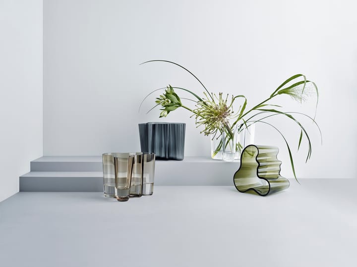 Alvar Aalto vase dark grey, 160 mm Iittala
