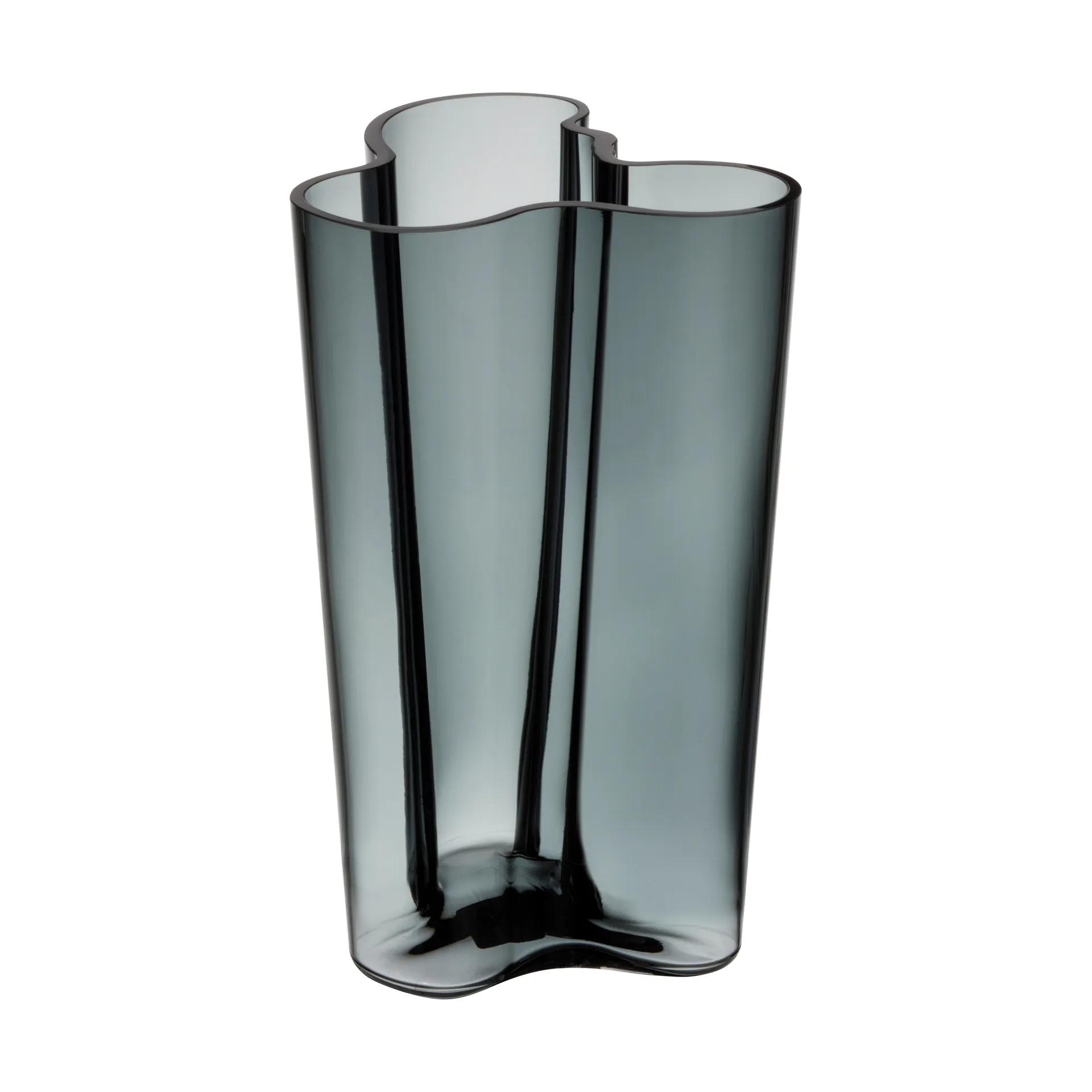 Alvar Aalto vase dark grey, 251 mm Iittala