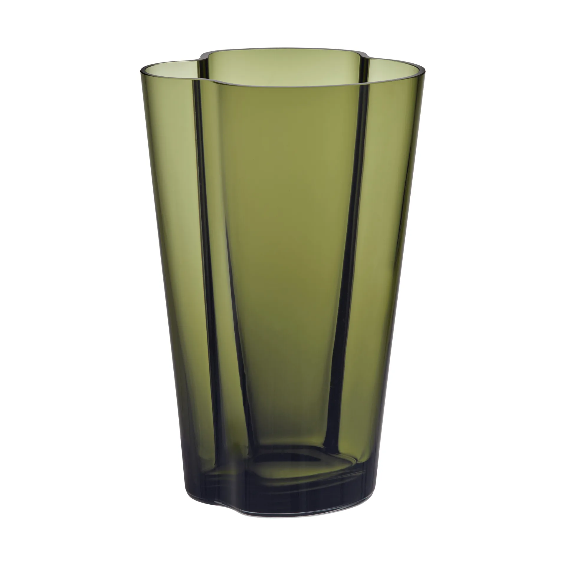 Alvar Aalto vase moss green, 220 mm Iittala