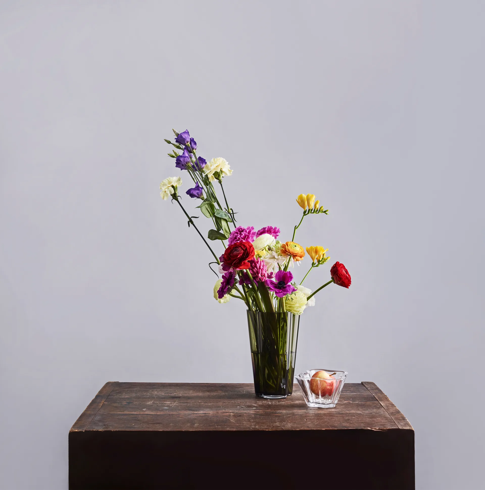 Alvar Aalto vase moss green, 220 mm Iittala