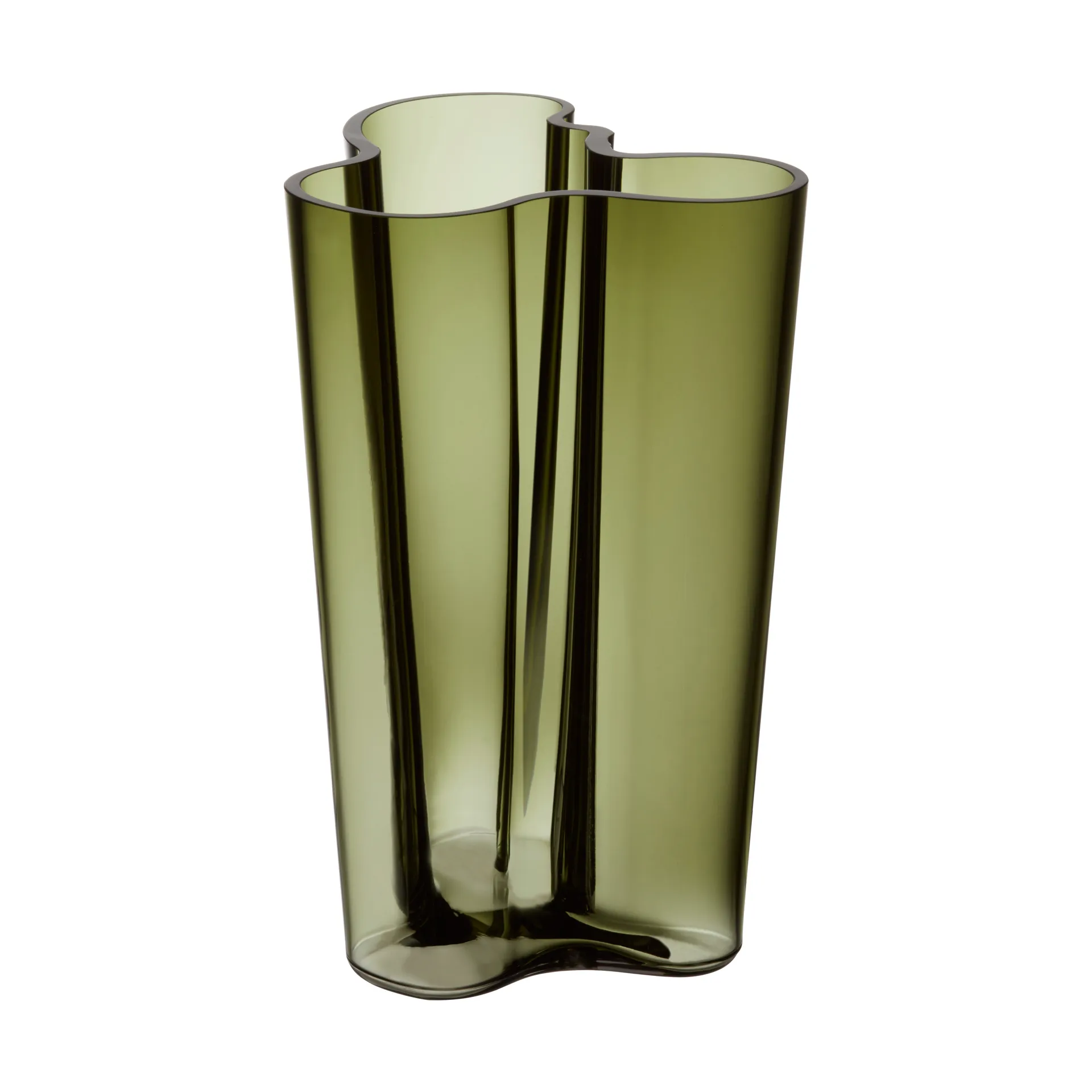 Alvar Aalto vase moss green, 251 mm Iittala