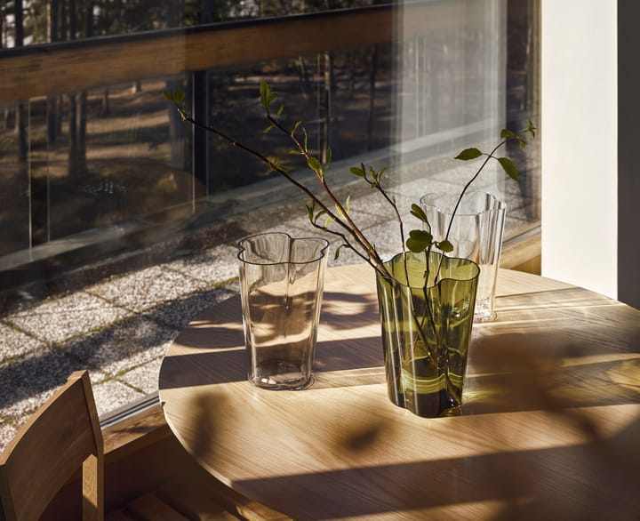 Alvar Aalto vase moss green, 270 mm Iittala