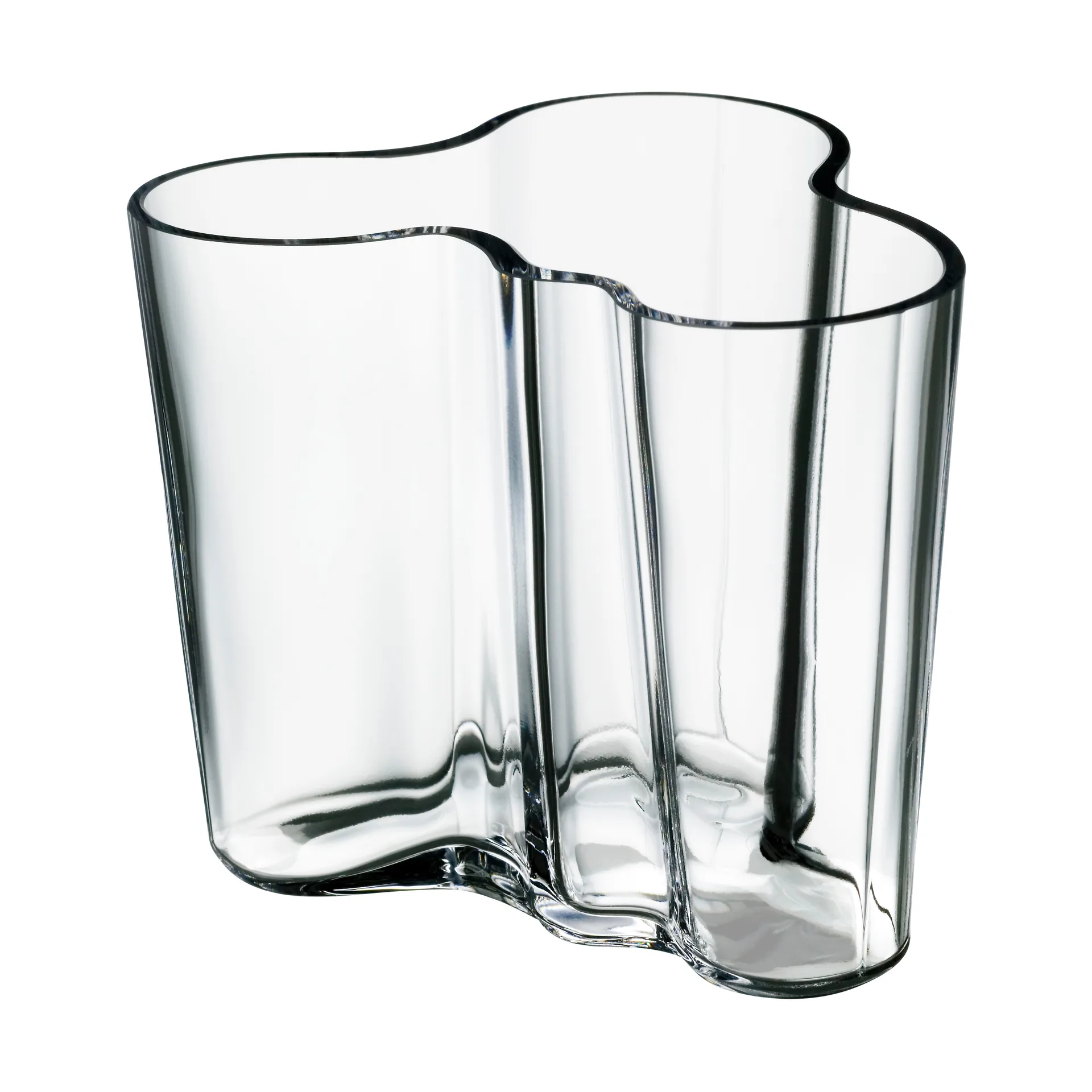 Alvar Aalto vase Savoy clear, 95 mm Iittala