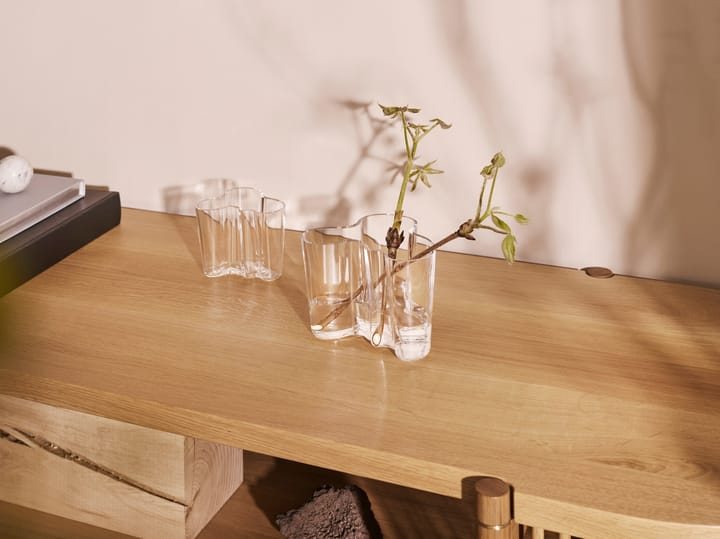 Alvar Aalto vase Savoy clear, 95 mm Iittala