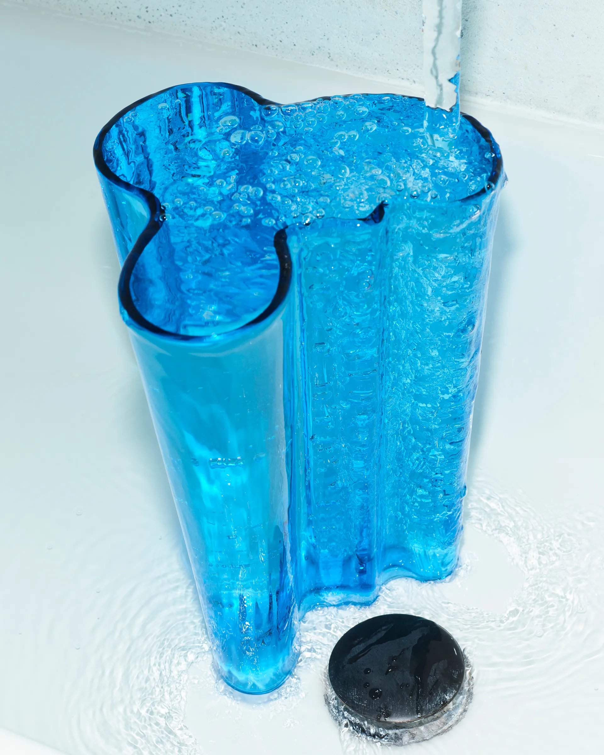 Alvar Aalto vase turquoise, 251 mm Iittala