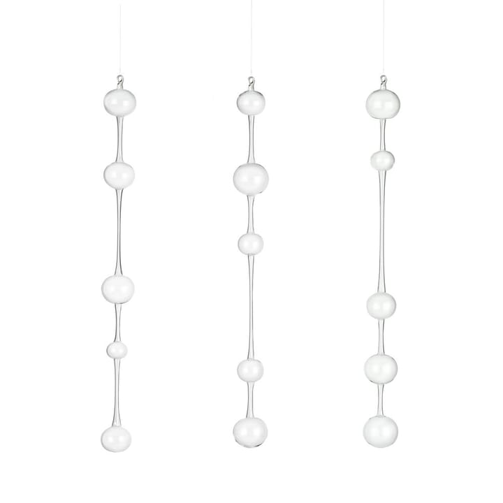 Ateenan Aamu glass decoration 3-pack, 63 cm Iittala