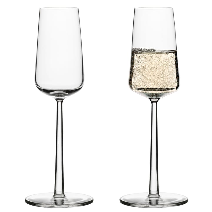 Essence champagne glass 2-pack, clear 2-pack Iittala