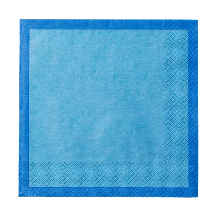 Iittala paper napkin - Electric blue, 33x33 cm, 20-pack - Iittala
