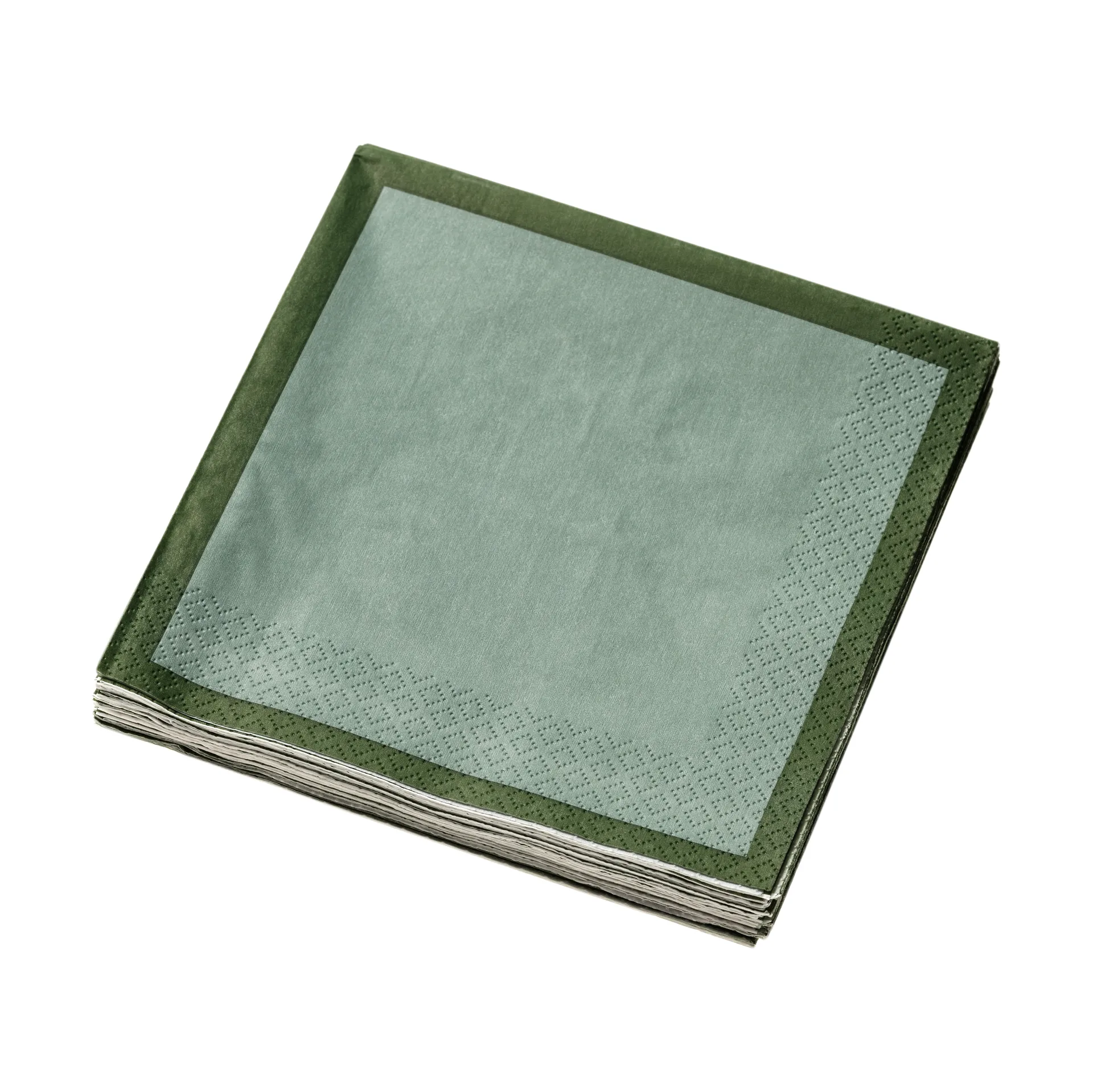 Iittala paper napkin, Forest green-mint, 33 cm, 20-pack Iittala