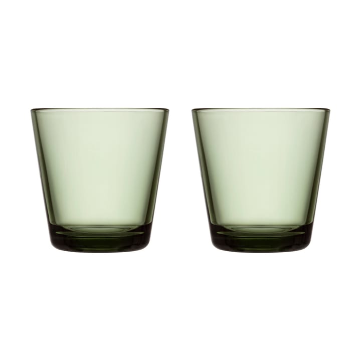 Kartio tumbler 21 cl 2-pack - Pine green - Iittala