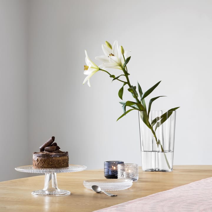 Kastehelm cake stand small, clear Iittala