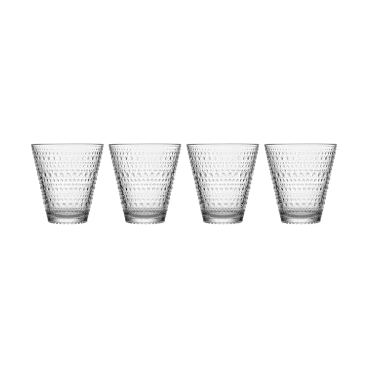 Kastehelmi glass 30 cl 4-pack - Clear - Iittala