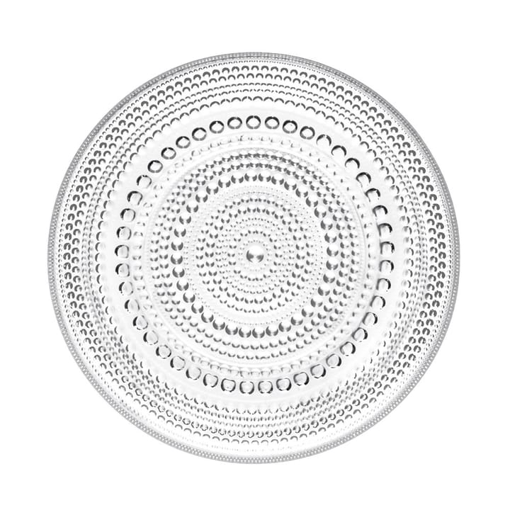 Kastehelmi plate small 24.8 cm, clear Iittala